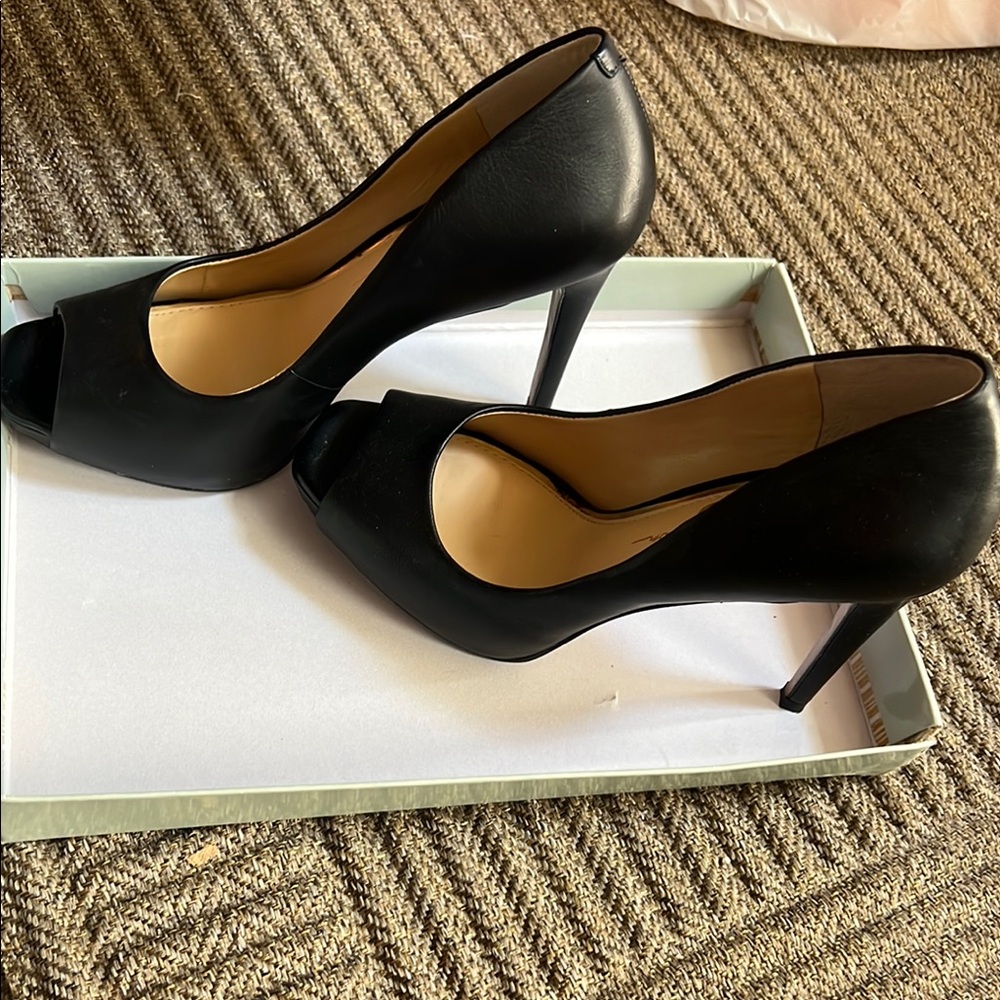 Jessica Simpson Black Stiletto Heels